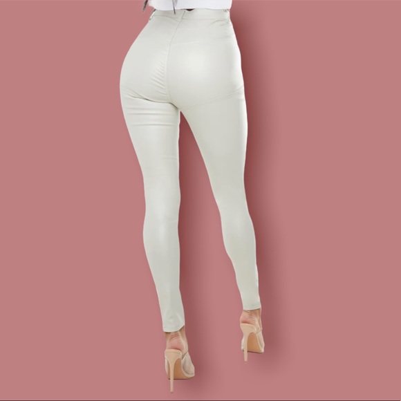 Stone Hourglass Coated Skinny Jeans - Picture 3 of 5